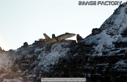 2003-10-10 Axalp Shooting Range 064 - FA-18C Hornet